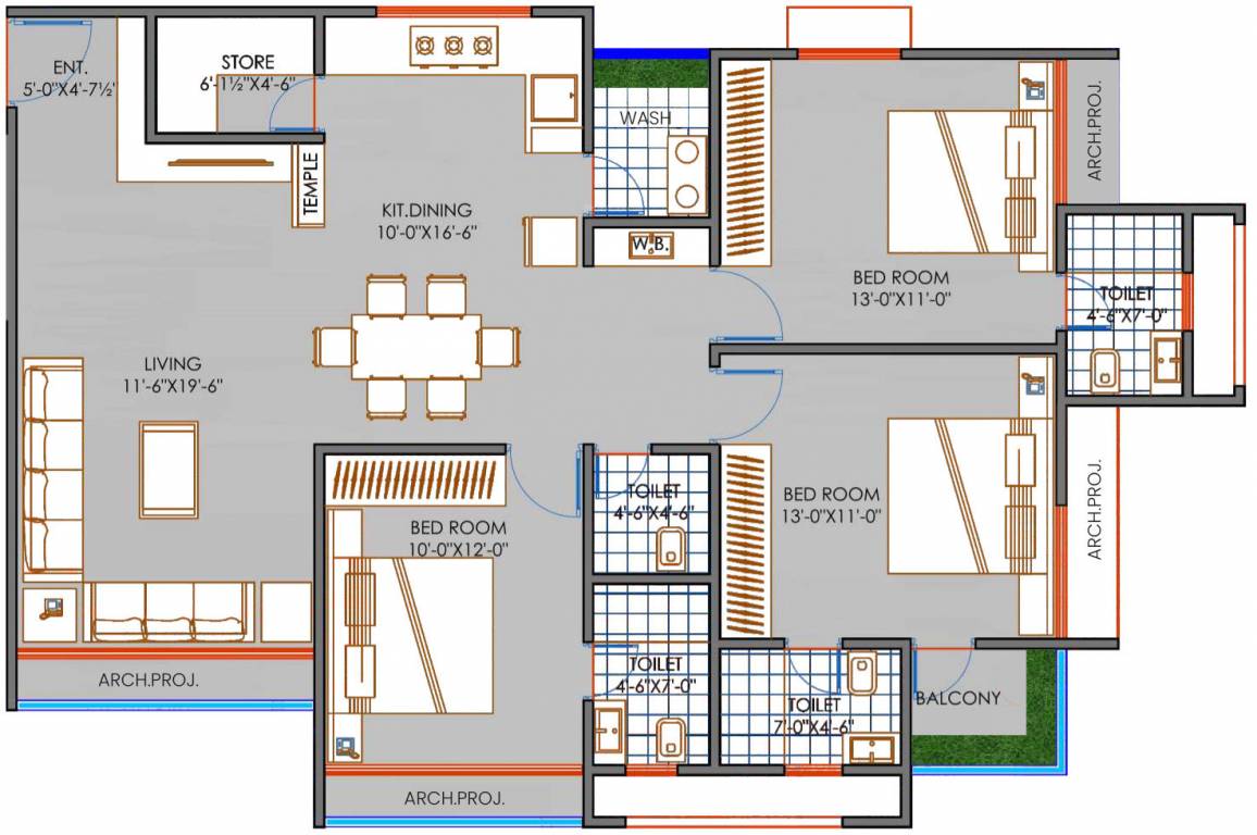  peak living Floor Plan Floor Plan