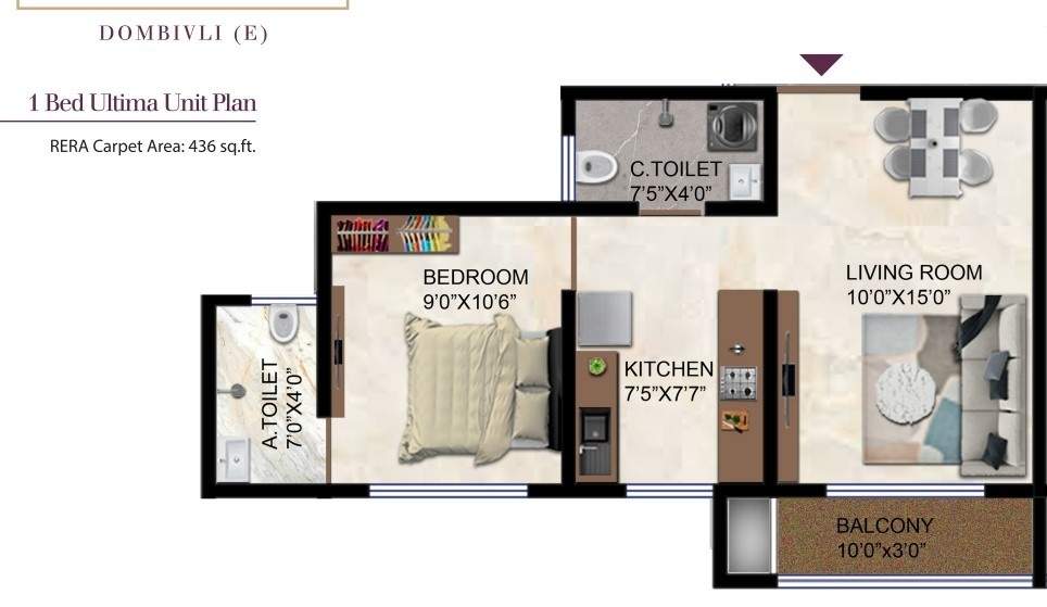 skky city la vista Floor Plan Floor Plan
