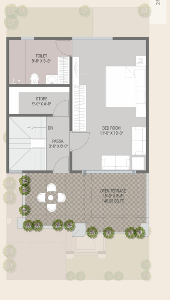 aashray primero Floor Plan Second Floor Plan