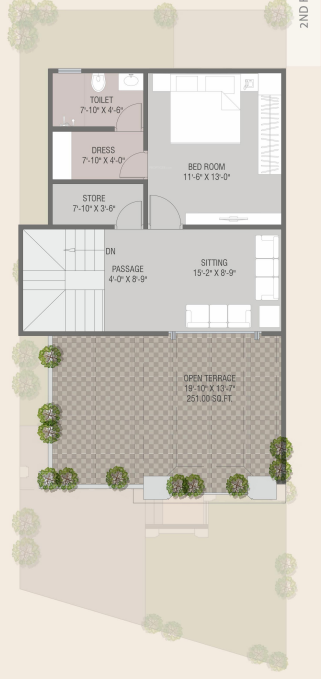 aashray primero Floor Plan Second Floor Plan