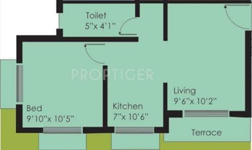 Gawade Tranquil Coast (1BHK+1T (650 sq ft) 650 sq ft)