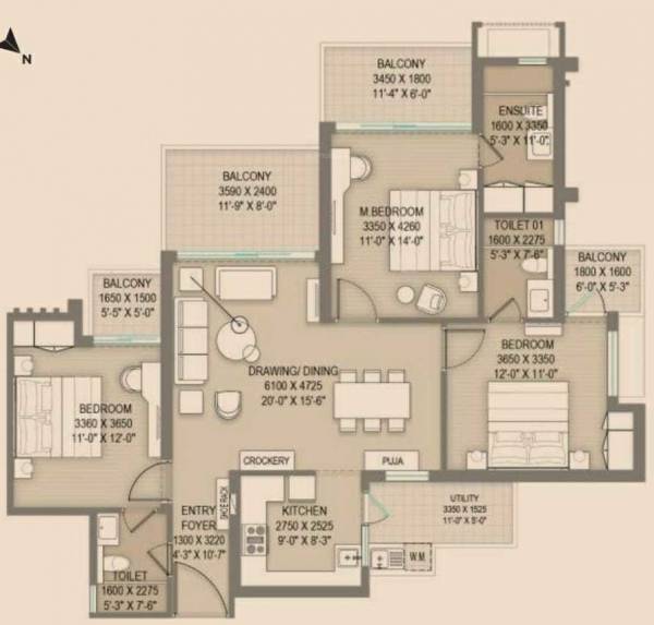  one Floor Plan Floor Plan