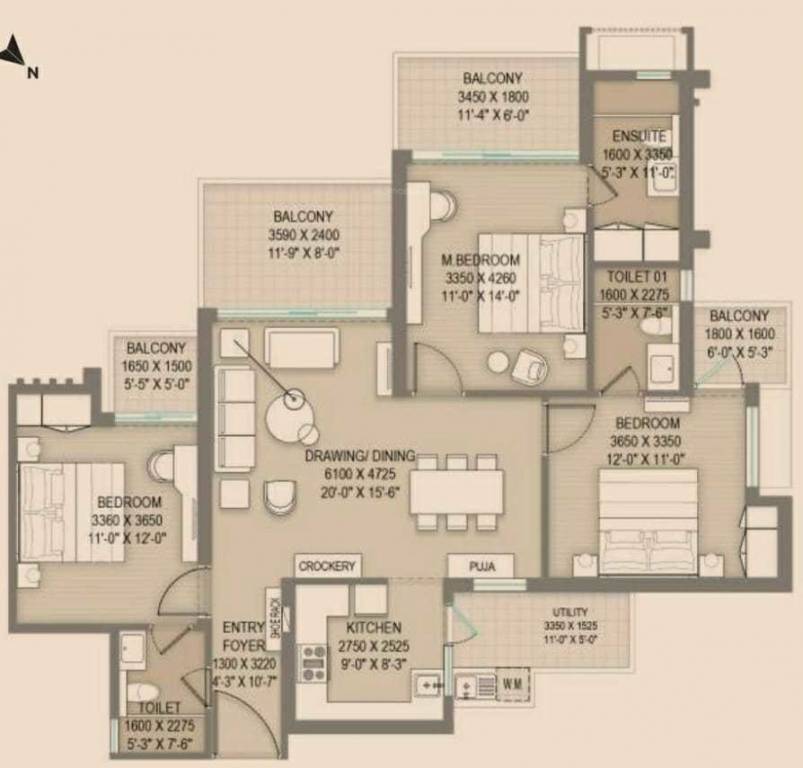  one Floor Plan Floor Plan