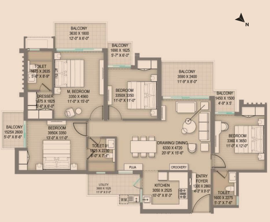  one Floor Plan Floor Plan