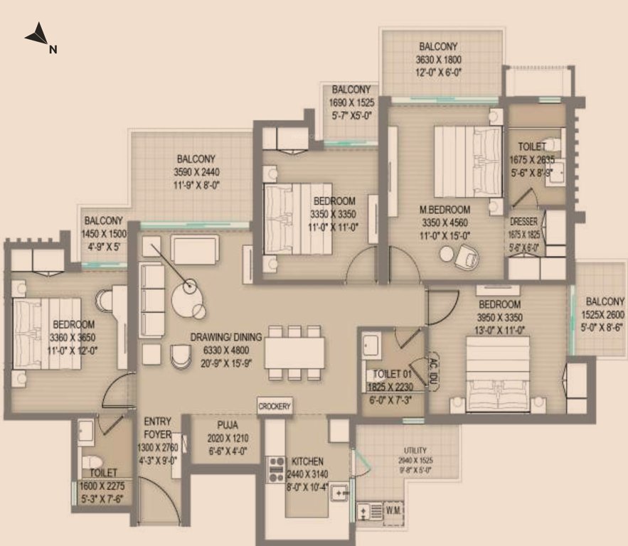  one Floor Plan Floor Plan