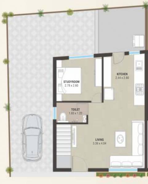  villa Floor Plan Ground Floor Plan