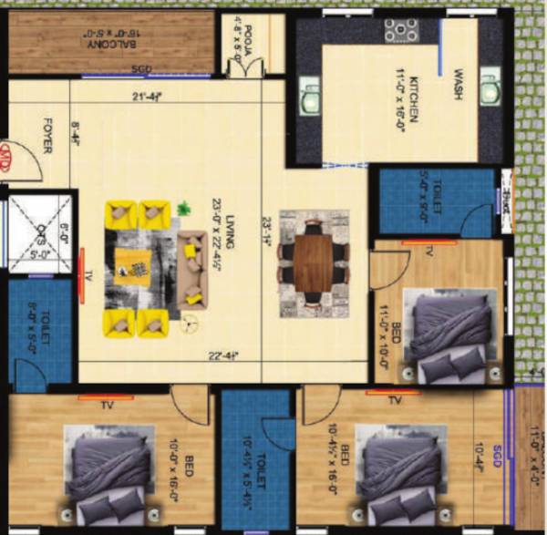  brindhavan Floor Plan Floor Plan