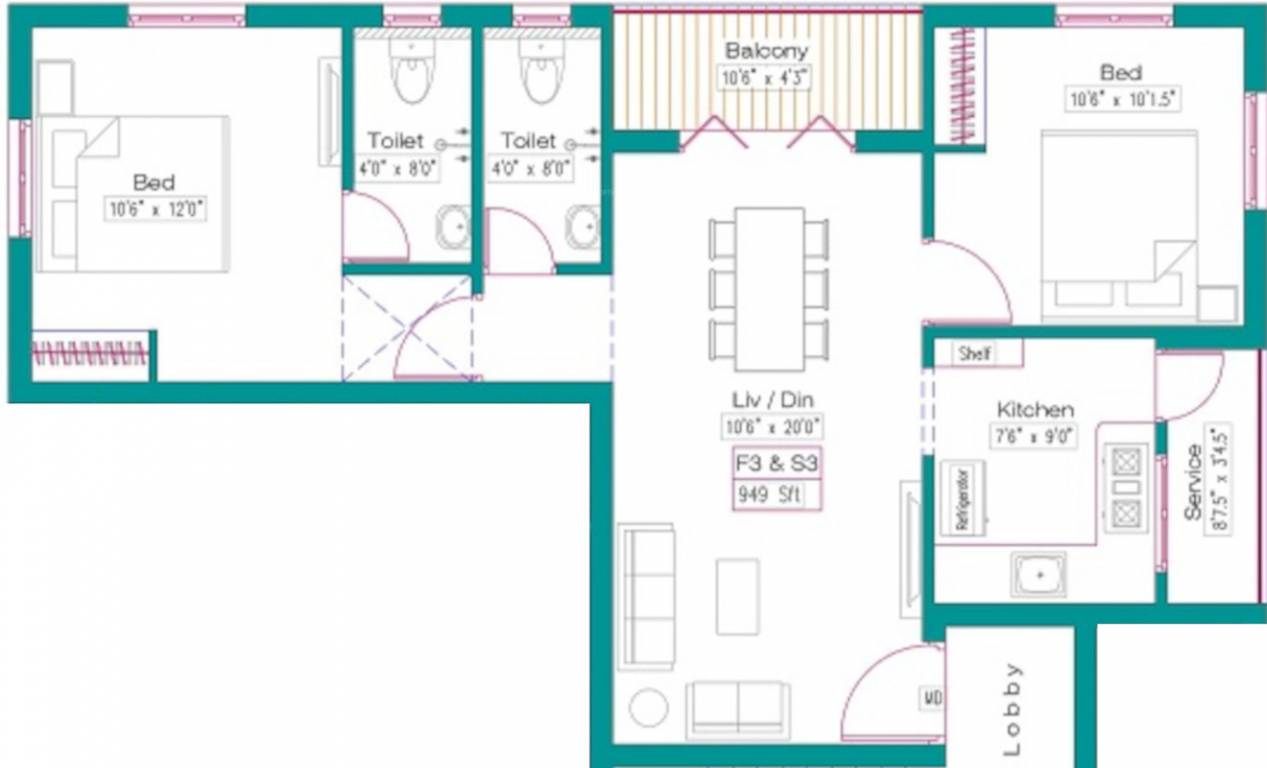 Floor Plan subramanian enclave Floor Plan Floor Plan