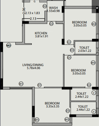  patra-3 Floor Plan Floor Plan