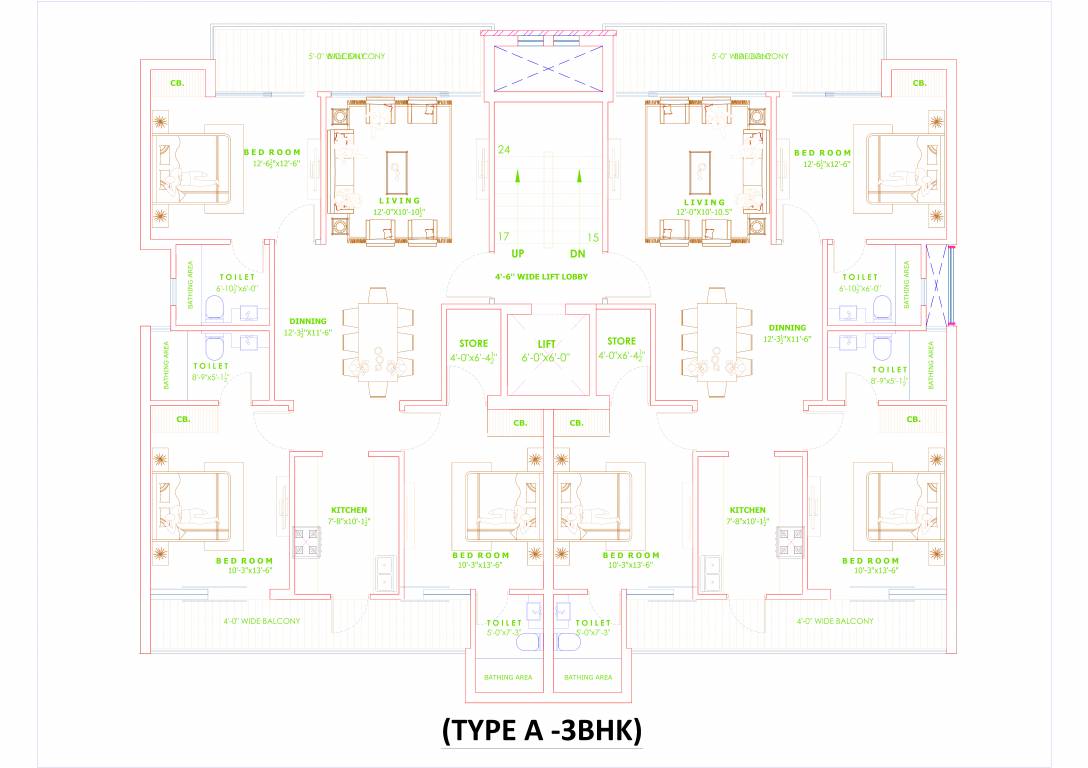  residency Floor Plan Floor Plan