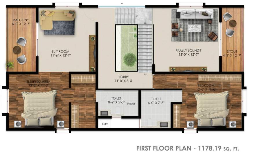  natura atavi ii Floor Plan First Floor Plan