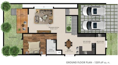  natura-atavi-ii Floor Plan Ground Floor Plan