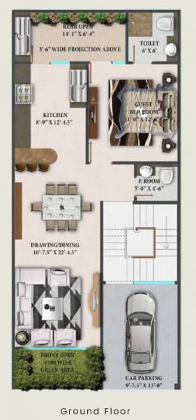  vilasaa Floor Plan Ground Floor Plan