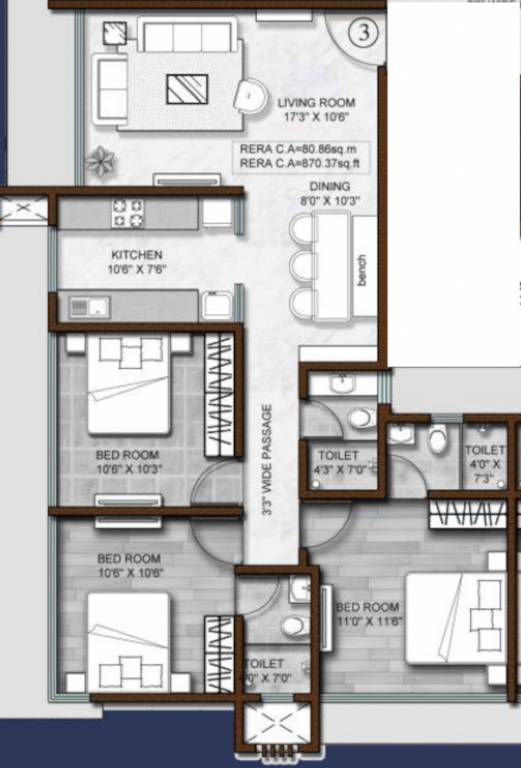  coadname luxuria Floor Plan Floor Plan
