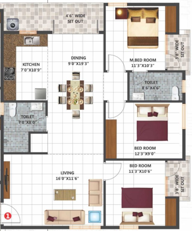  enclave 2 Floor Plan Floor Plan