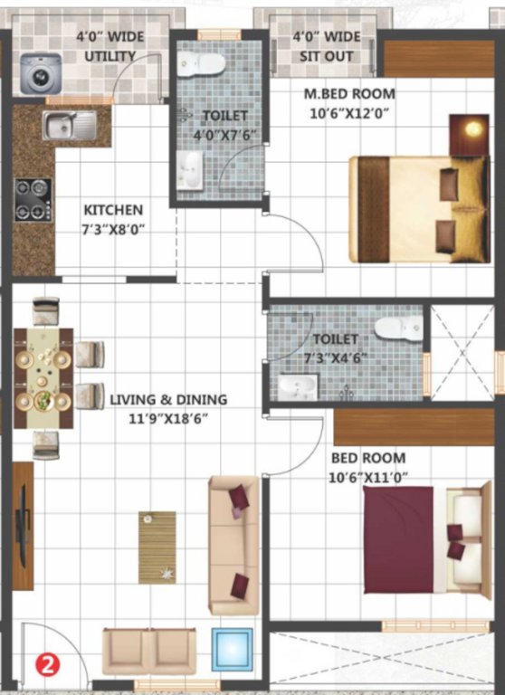  enclave 2 Floor Plan Floor Plan