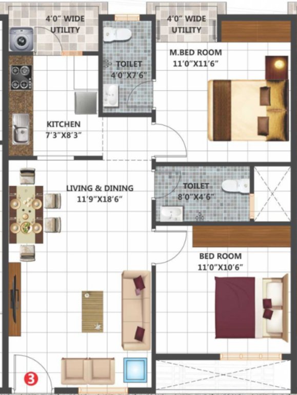  enclave 2 Floor Plan Floor Plan