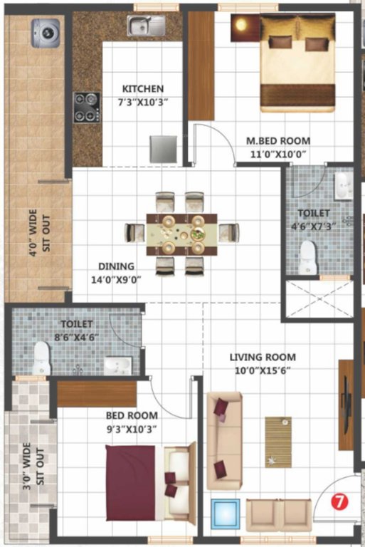  enclave 2 Floor Plan Floor Plan