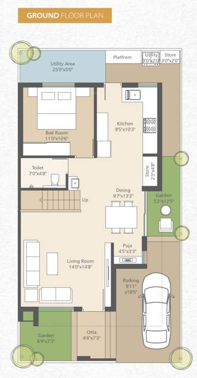 sun palacio Floor Plan Ground Floor Plan