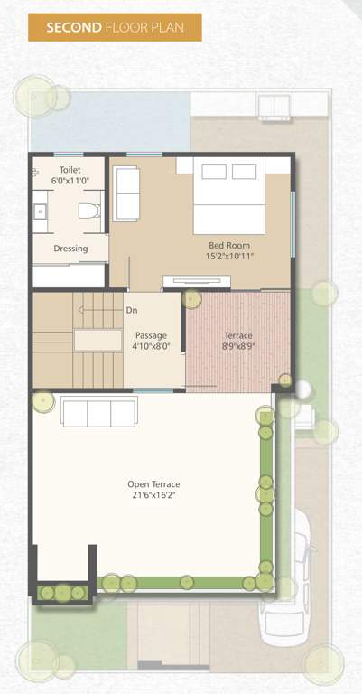  sun palacio Floor Plan Second Floor Plan