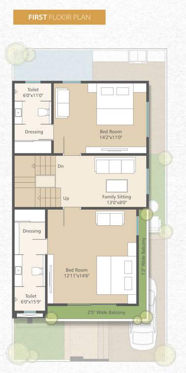  sun palacio Floor Plan First Floor Plan