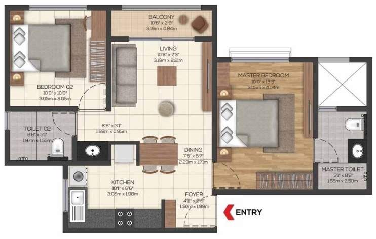  cielo at brigade valencia Floor Plan Floor Plan