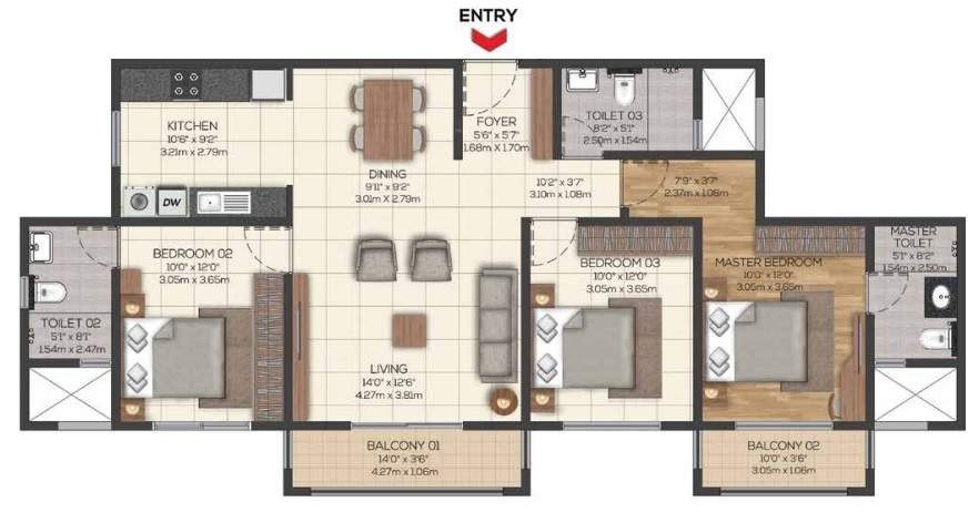  cielo at brigade valencia Floor Plan Floor Plan