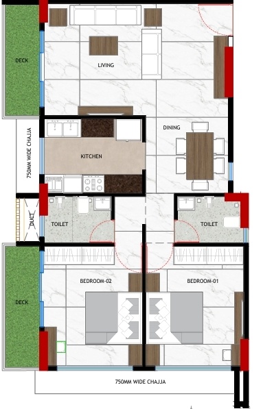  apartments-chsl Floor Plan Floor Plan
