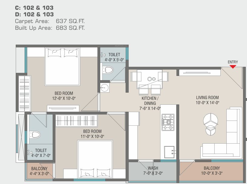  shivam highview Floor Plan Floor Plan