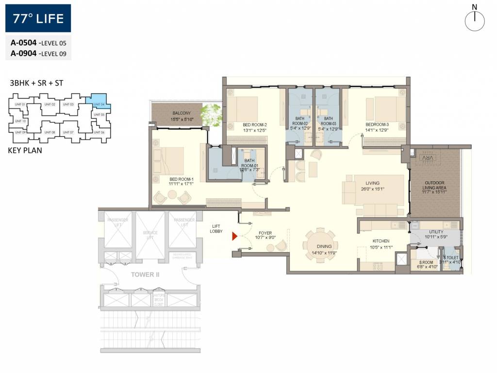 divyasree 77 life Floor Plan Floor Plan