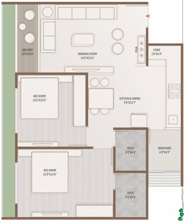  money plant residency Floor Plan Floor Plan