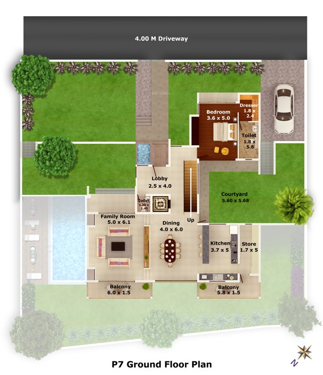  bairro alto phase ii Floor Plan Ground Floor Plan