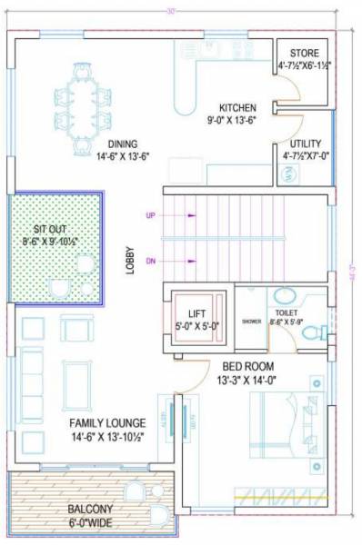  the-habitat Floor Plan First Floor Plan