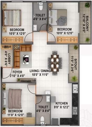  bentley goldberg phase 2 Floor Plan Floor Plan
