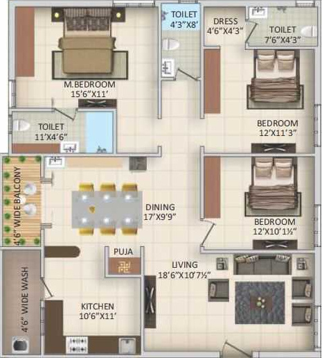 Floor Plan green woods Floor Plan Floor Plan