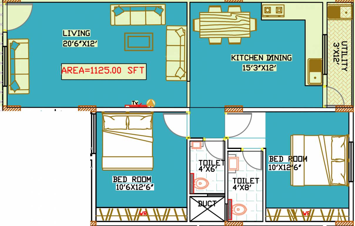  residency Floor Plan Floor Plan