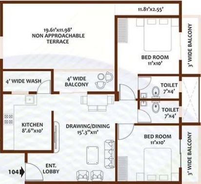  vinayak-apartment Floor Plan Floor Plan