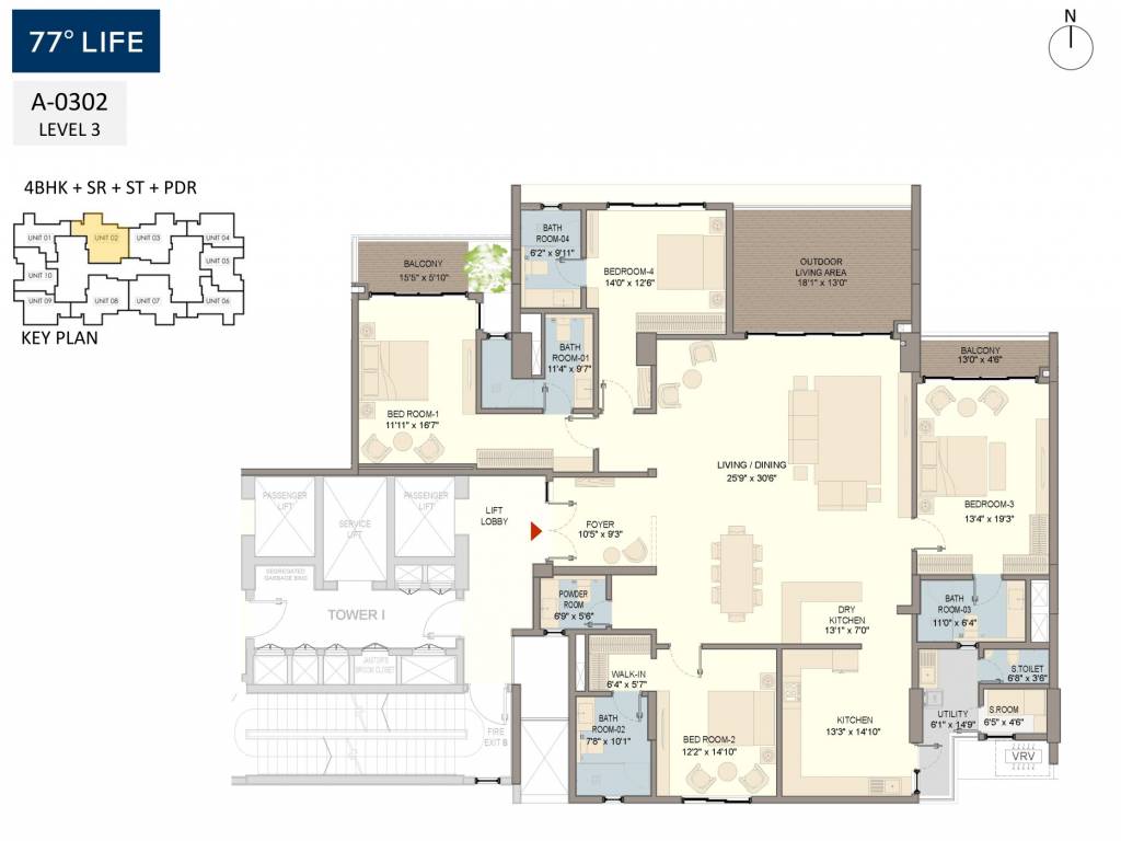divyasree 77 life Floor Plan Floor Plan