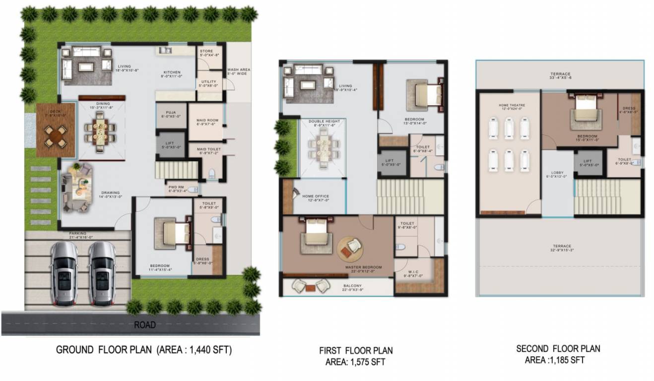  zen scape villas Floor Plan Floor Plan