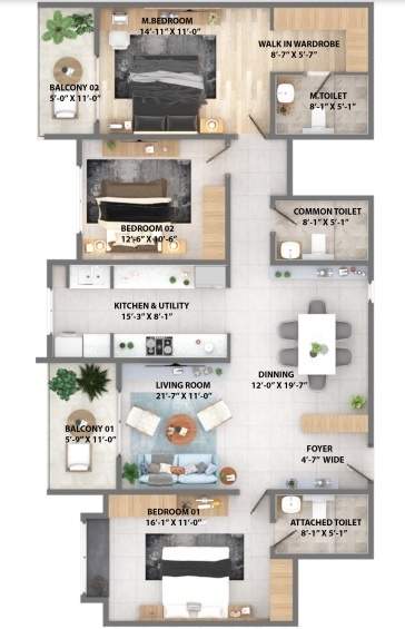  park east Floor Plan Floor Plan