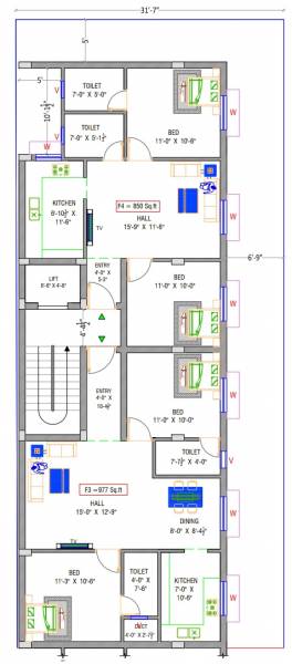  lakshmikantham-flats Floor Plan Floor Plan