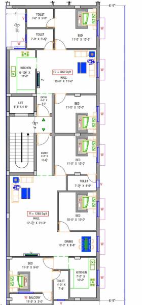  lakshmikantham-flats Floor Plan Floor Plan