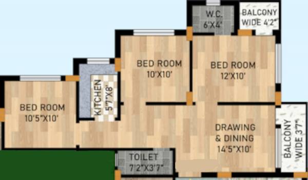 Floor Plan kalpotoru-residency Floor Plan Floor Plan