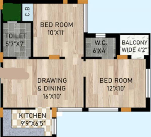 Floor Plan kalpotoru-residency Floor Plan Floor Plan