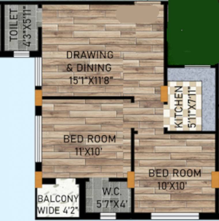 kalpotoru residency Floor Plan Floor Plan