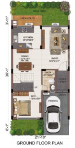  mabelle Floor Plan Ground Floor Plan