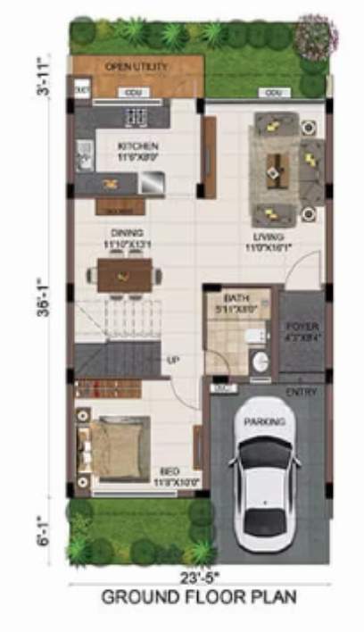  mabelle Floor Plan Ground Floor Plan