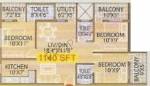 Bilad Willow (3BHK+3T (1,140 sq ft) 1140 sq ft)