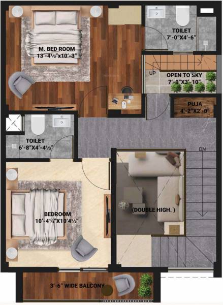  radhya-puram Floor Plan First Floor Plan