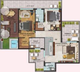 Upper Level Penthouse Plan chintamani Floor Plan Upper Level Penthouse Plan